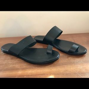 Woman by common projects flat black sandals